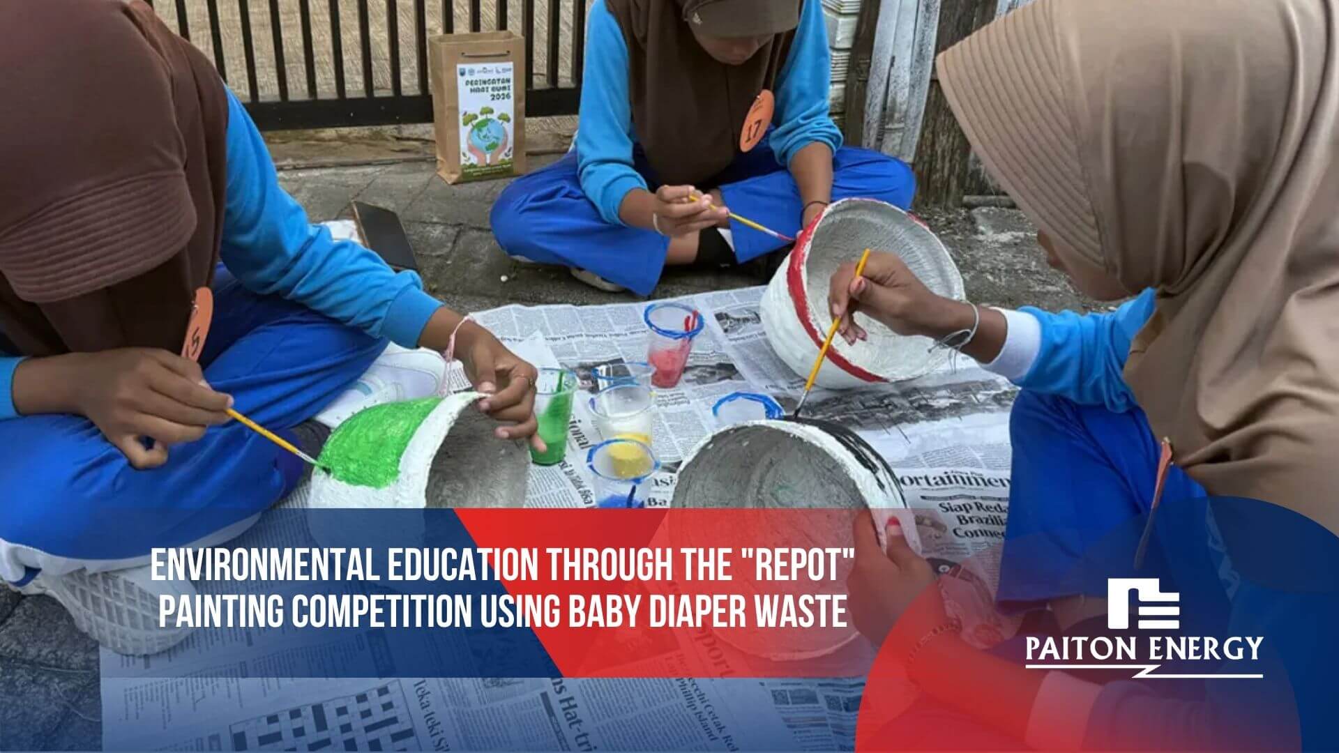 Environmental Education Through the "Repot" Painting Competition Using Baby Diaper Waste