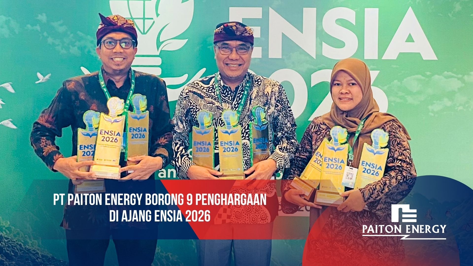 PT Paiton Energy Borong 9 Penghargaan di Ajang ENSIA 2026
