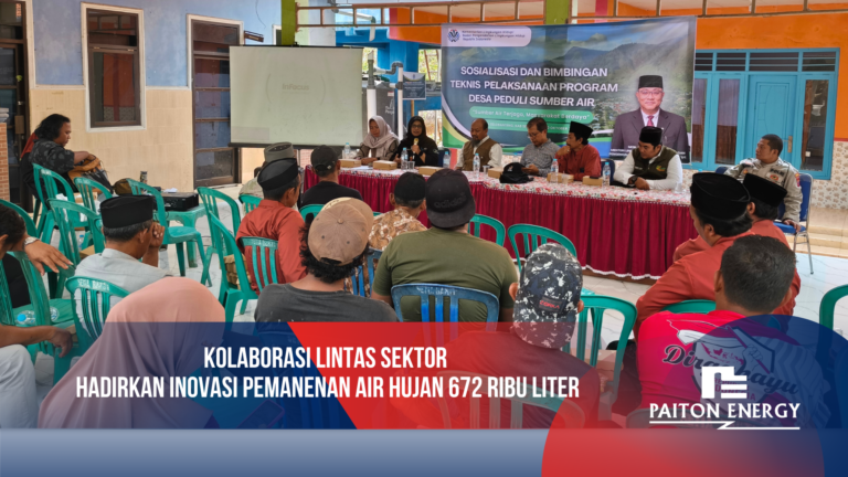 Kolaborasi Lintas Sektor Hadirkan Inovasi Pemanenan Air Hujan 672 Ribu Liter