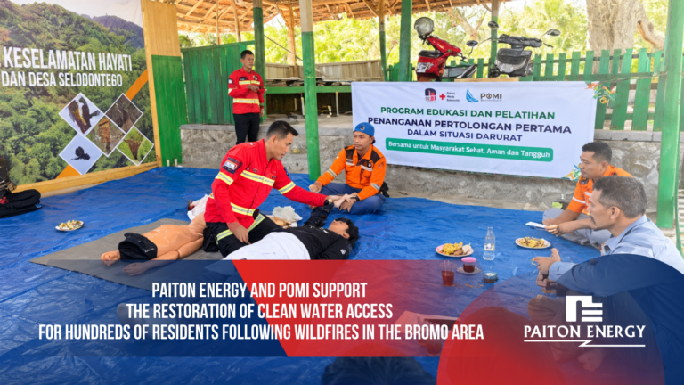 Paiton Energy and POMI Support the Restoration of Clean Water Access for Hundreds of Residents Following Wildfires in the Bromo Area