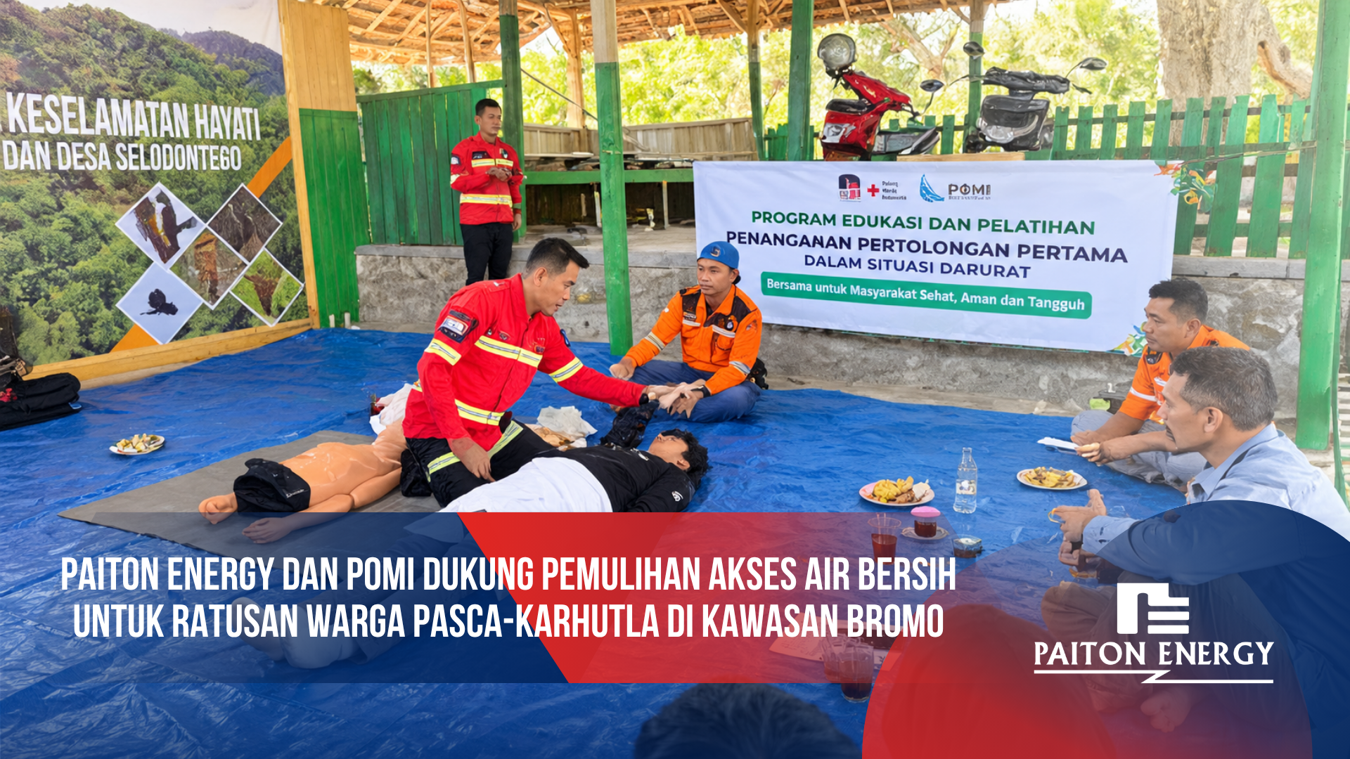 Paiton Energy dan POMI Dukung Pemulihan Akses Air Bersih untuk Ratusan Warga Pasca-Karhutla di Kawasan Bromo
